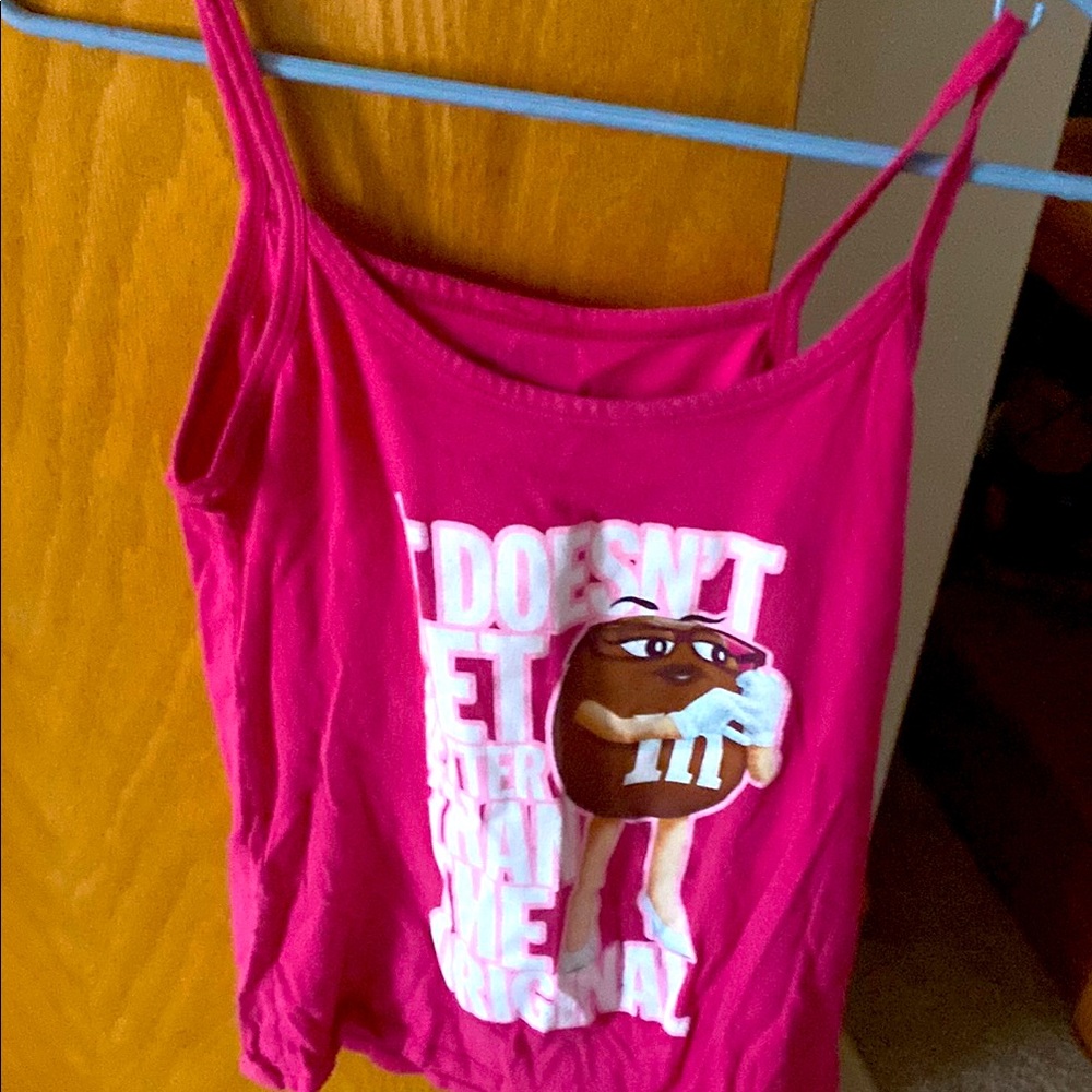 Pink M&M's Tank Top*It Doesn’t Get Better Than The Original*